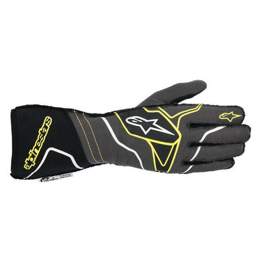 alpinestars-tech-1-zx-v2-nomex-gloves-black-yellow-top-image